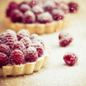 Tarte aux framboises Pâte levée